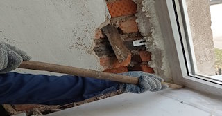 Демонтаж оконных откосов по выгодной цене от 515 руб. в Долгопрудном - Сварной-Длг