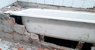 Демонтаж ванной комнаты в Долгопрудном - стоимость работ от 823 руб. | Сварной-Длг